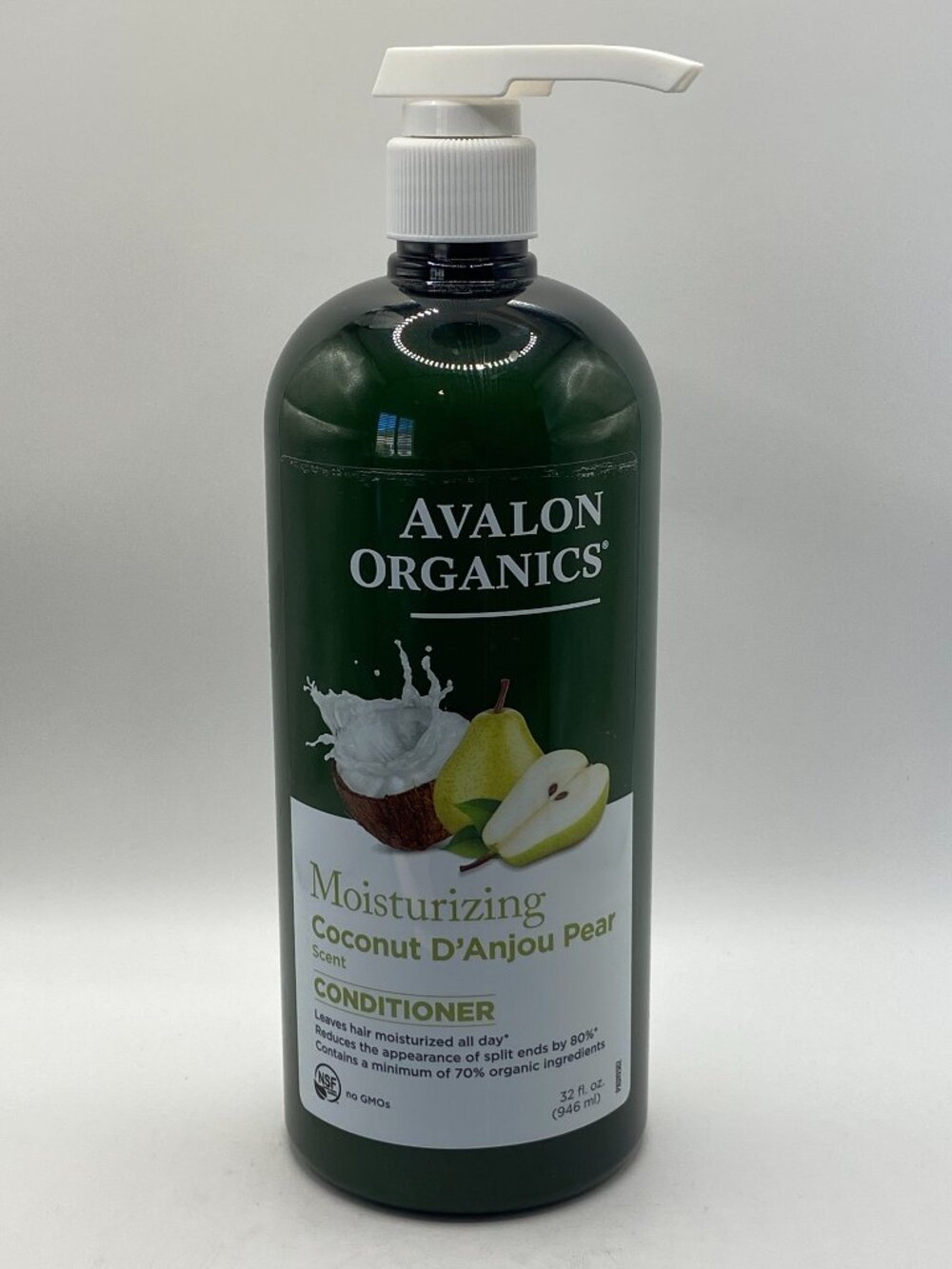 Avalon Organics Coconut D'Anjou Pear Conditioner — Jumbo 32 oz / 946 ml Pump